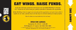Buffalo Wild Wings Ticket Buffalo Wild Wings Ticket