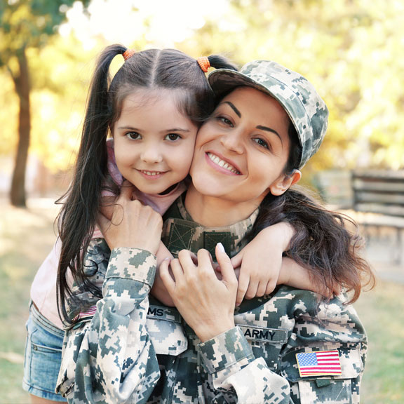 Soldier and Daughter