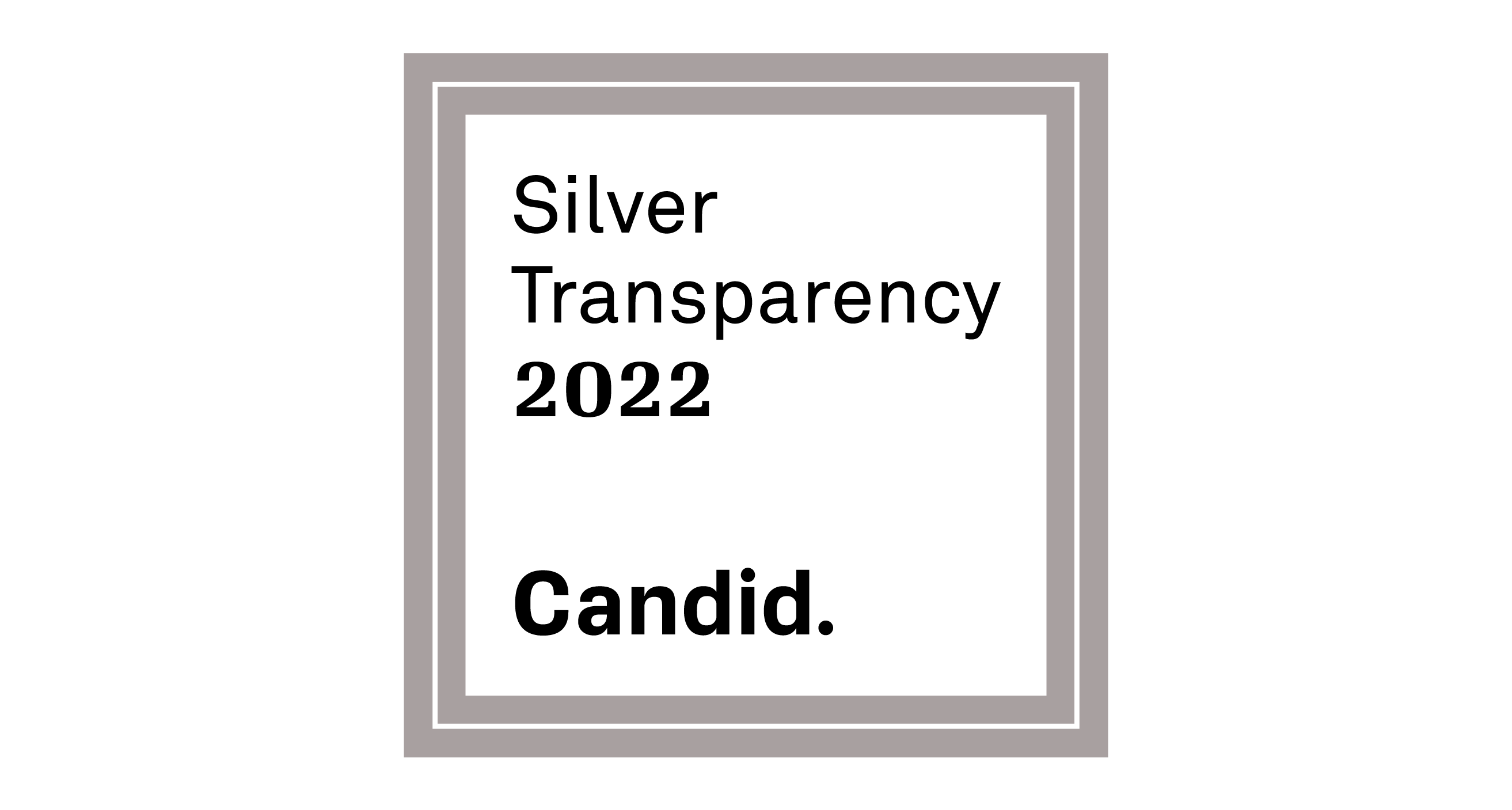 Candid 2022 Silver Seal of Transparency